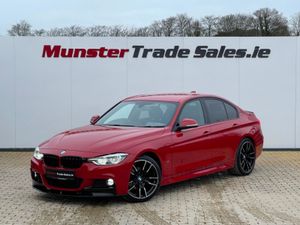 BMW 3-Series Saloon, Hybrid, 2017, Red
