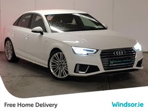 Audi A4 Saloon, Hybrid, 2019, White