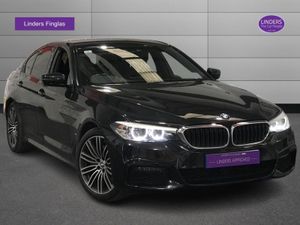 BMW 5-Series Saloon, Hybrid, 2018, Black