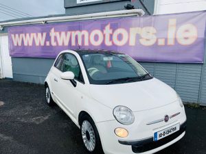 Fiat 500 Hatchback, Petrol, 2010, White