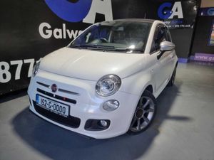 Fiat 500 Hatchback, Petrol, 2015, White