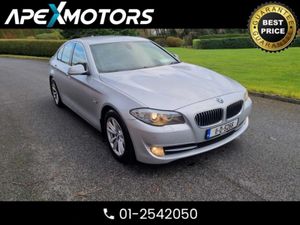 BMW 5-Series Saloon, Diesel, 2011, Silver
