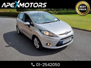 Ford Fiesta Hatchback, Petrol, 2010, Silver