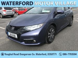 Honda Civic Hatchback, Diesel, 2014, Blue