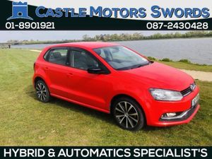 Volkswagen Polo Hatchback, Petrol, 2016, Red