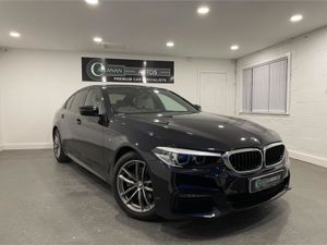 BMW 5-Series Saloon, Hybrid, 2020, Black