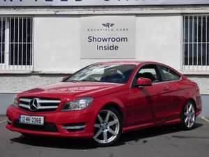 Mercedes-Benz C-Class Coupe, Diesel, 2012, Red