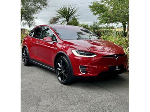 Tesla MODEL X MPV, Electric, 2019, Red