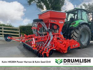 NEW Kuhn HR3004 Power Harrow & 320-24 Seed Drill - Image 4