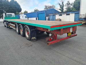 2012 SDC 13.6M FLATBED TRI AXLE TRAILER - Image 4