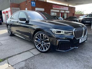 BMW 7-Series Saloon, Diesel Hybrid, 2022, Black