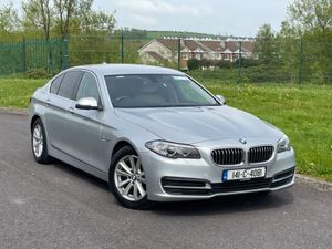 BMW 5-Series Saloon, Diesel, 2014, Silver