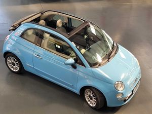 Fiat 500 Cabriolet, Petrol, 2011, Blue