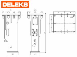 Hydraulic breaker for 2t miniexcavators - silenced - Image 2