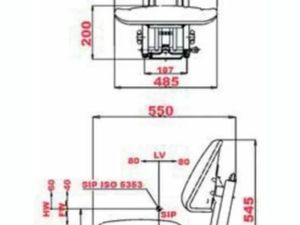Economy Tractor Seat Comes With Arm Rests 830-872 - Image 3
