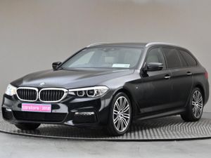 BMW 5 Series 520d M Sport Touring beige Leather h - Image 3