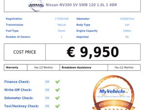 2017 NISSAN NV300 SWB 120 SV 5DR - 2 KEYS - S/HIST - Image 4