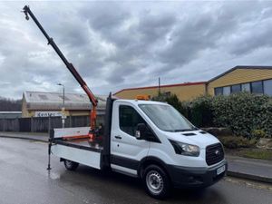 FORD TRANSIT Dropside 2.0 350 PH-180 CRANE - Image 2