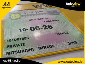 Mitsubishi Mirage 1.2 5DR Automatic  AA Approved - Image 2