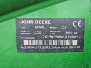 John Deere R870R 2021 - Image 4