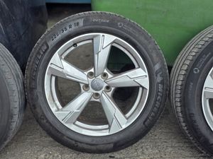 4 Genuine Audi A6 18" Alloys 5X112 - Image 2