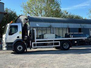 2017 DAF LF-220 18 TON FLAT WITH HIAB XS-122 CRANE - Image 4