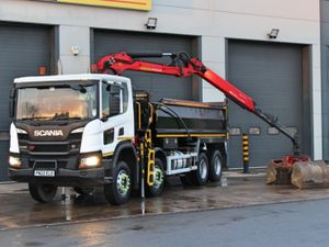 2022 SCANIA P410 XT 8X4 TIPPER GRAB - Image 3