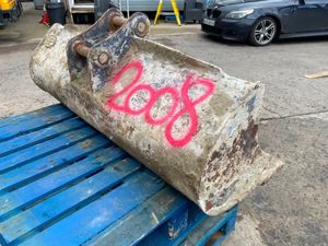 60" STRICKLAND GRADING BUCKET..45mm PINS...2008. - Image 3