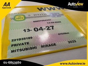 Mitsubishi Mirage 1.2. 5DR Automatic, AA APPROVED - Image 2