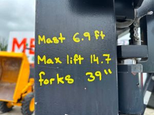2016 DOOSAN 1.5 TON DIESEL FORKLIFT.....5,850 hrs - Image 4