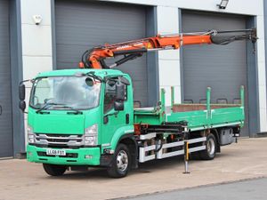 2018 ISUZU- F11-210 DROPSIDE FLAT WITH CRANE - Image 3