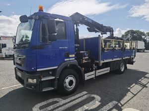 2017 MAN TGM 15.250,  DROPSIDE WITH HMF 1120 CRANE - Image 3