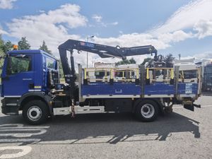 2017 MAN TGM 15.250,  DROPSIDE WITH HMF 1120 CRANE - Image 4