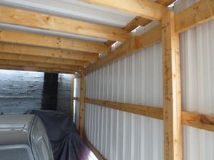 CAR PORT 50 FOOT LONG STEEL - Image 3