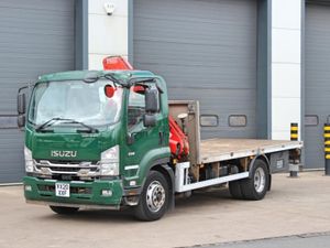 2020 ISUZU F135-240  13.5 TON  FLAT WITH -CRANE - Image 3