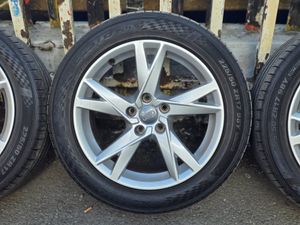 4 Genuine AUDI 17" Alloys 5x112 - Image 4