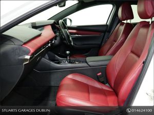 Mazda 3 Sky-x Mhybrid GT Sport  burgundy Leather - Image 3