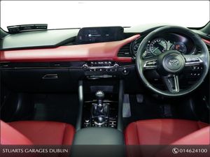 Mazda 3 Sky-x Mhybrid GT Sport  burgundy Leather - Image 4