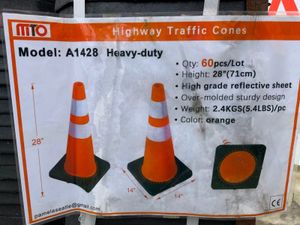 UNUSED TRAFFIC SAFETY CONES......3732. - Image 2