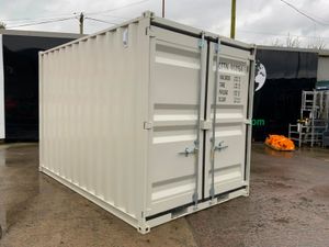 12ft x 8ft STEEL STORAGE SHIIPING CONTAINER...744 - Image 4