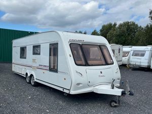 Elddis 4 Berth Fixed Bed Rear Washroom Caravan - Image 2