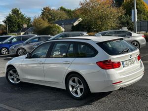 BMW 318d 2014 estate pearl white - Image 3
