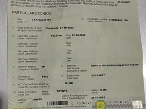 2017 Toyota CHR (Pear White) - Image 2