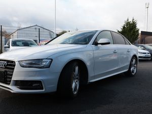 AUDI A4 S-LINE 2014 PEARL WHITE - Image 2