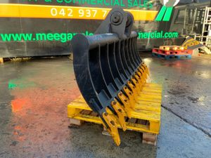 UNUSED 84" STONE / LAND RAKE.....80mm PINS...1582. - Image 2