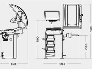 RAVAGLIOLI Wheel Balancer - Automatic System - Image 2