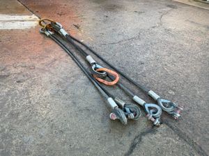 4 LEG WIRE ROPE LIFTING SLINGS. - Image 3