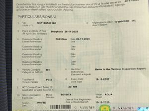 2017 Toyota Aqua Low milage - Image 2