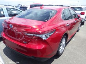 TOYOTA CAMRY HYBRID 2021 RED - Image 4