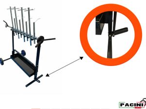 Universal Mobile Rotating Paint Panel Stand - Image 2